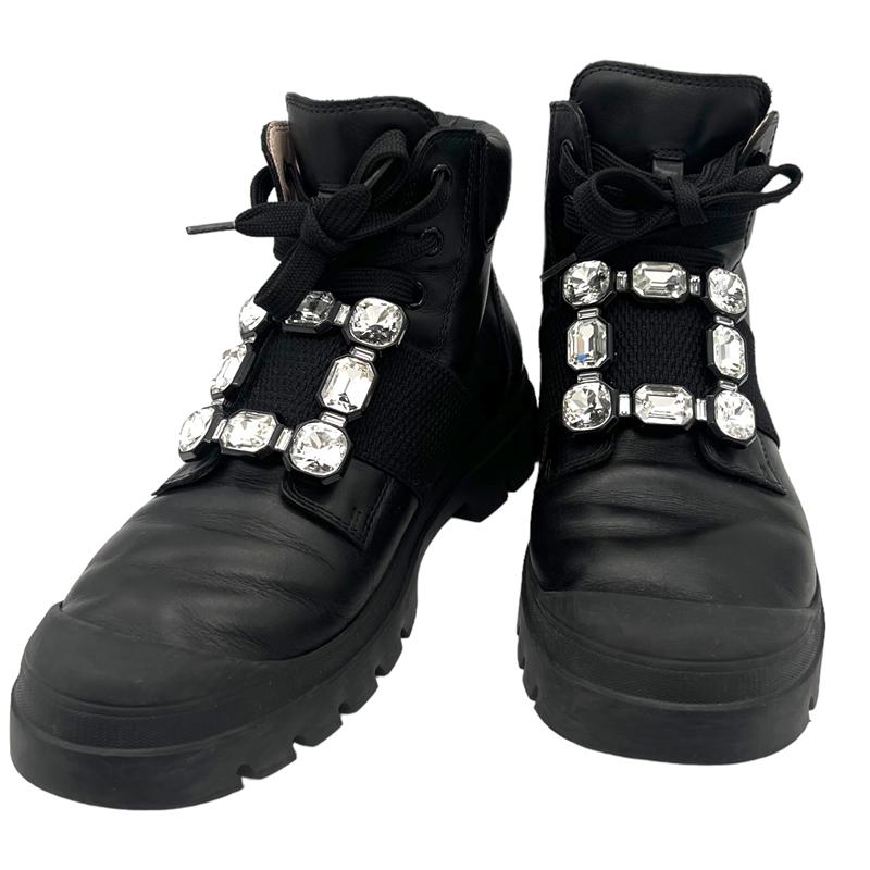 ロジェ ヴィヴィエ ROGER VIVIER ストラスバックル レザーショート 