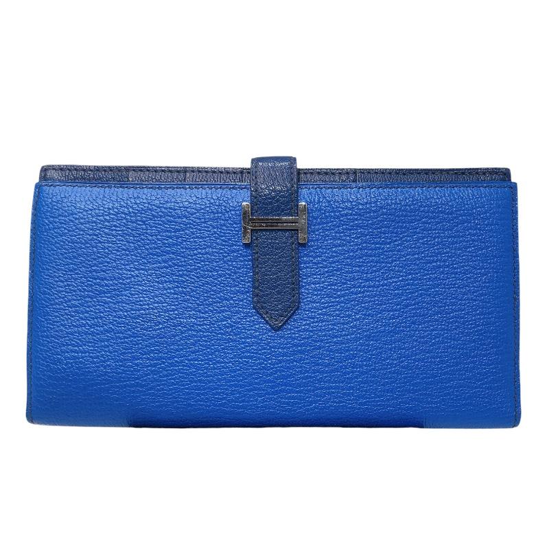 HERMES エルメス ベアンスフレヴェルソ □Q刻印 (2013年製) ブルー  