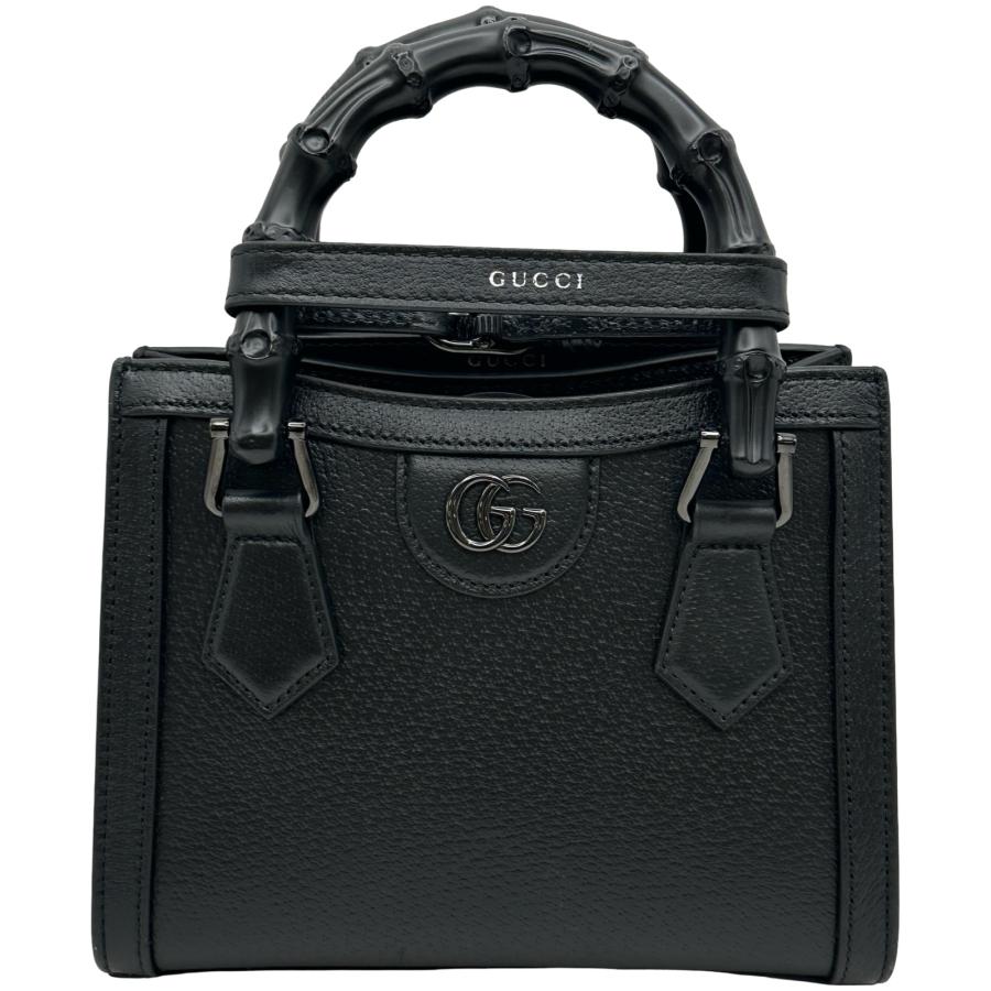 GUCCI（グッチ） ダイアナスモールバッグ 702732 ブラック レザー