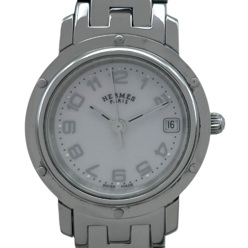 HERMES（エルメス） クリッパー ホワイトシェル CL4.210 ホワイト SS