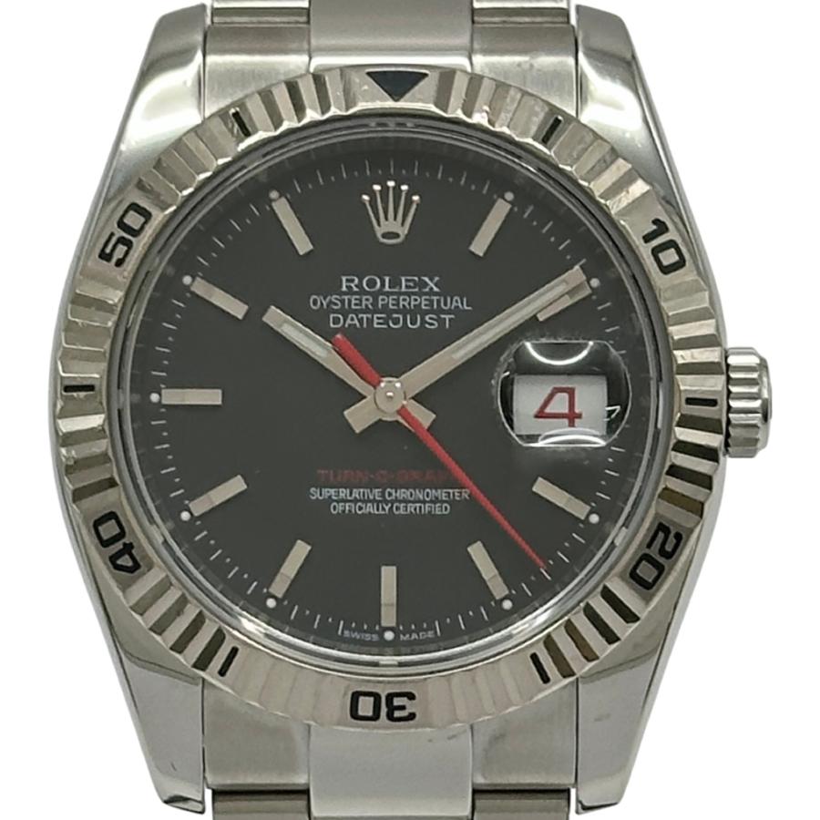 ROLEX（ロレックス） ターノグラフ 116264 ブラック ホワイトゴールド 