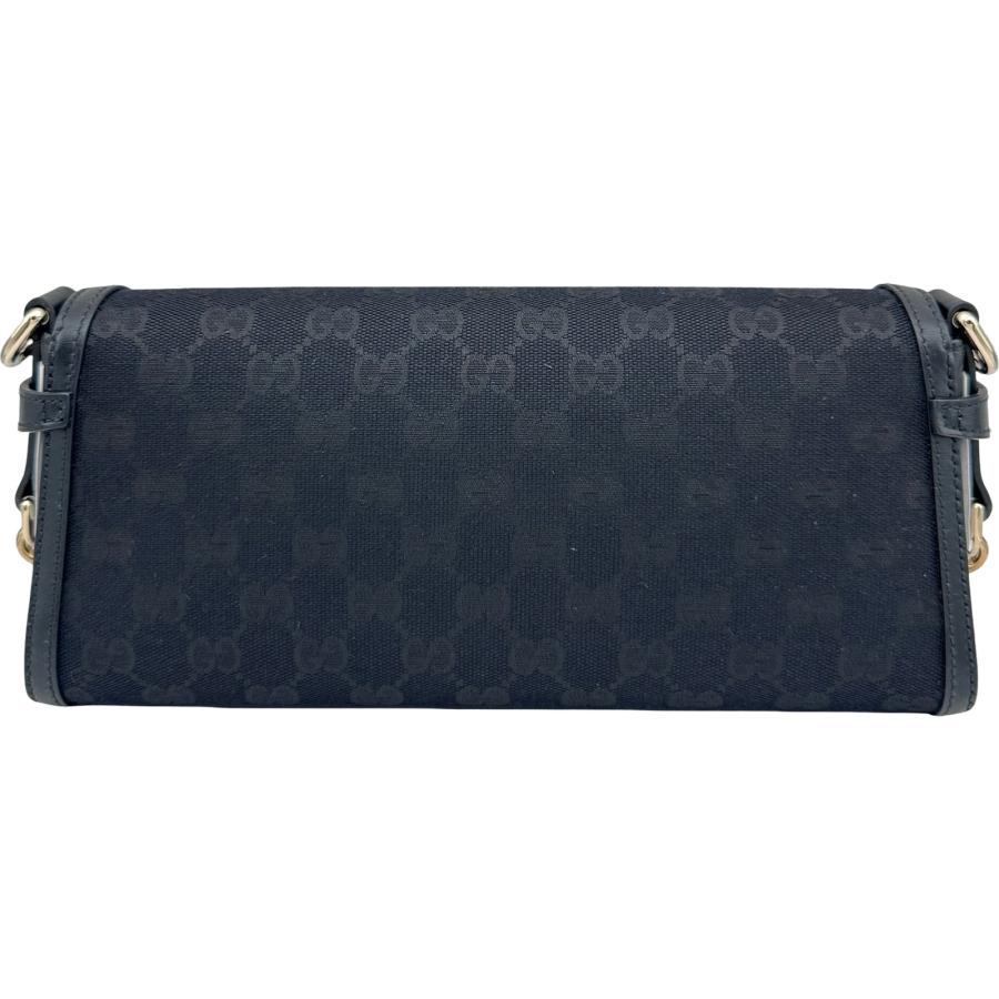 グッチ GUCCI ルーチェ スモールバッグ 786027 ブラック GGキャンバス/レーザー ショルダーバッグ レディース 中古_2