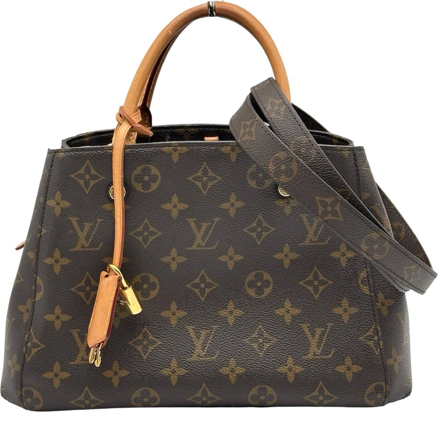 正規品 美品ルイヴィトン M41055 モンテーニュ BB モノグラム LOUIS VUITTON（ルイ・ヴィトン） モンテーニュBB M41055 ブラウン