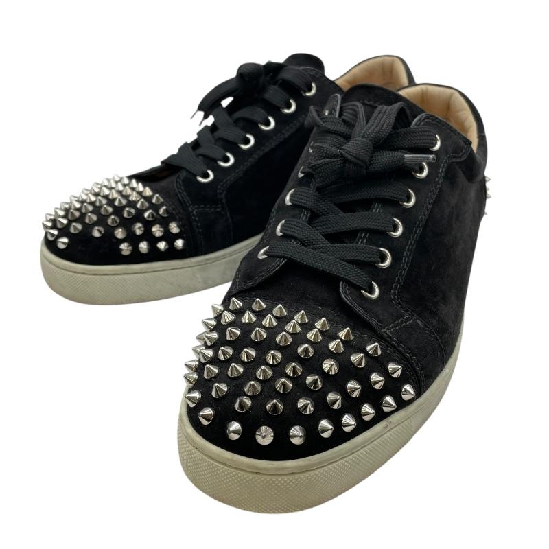 美品　クリスチャンルブタン　スタッズ　スニーカー　ブラック　付属品付き Christian Louboutin（クリスチャンルブタン） Christian louboutin