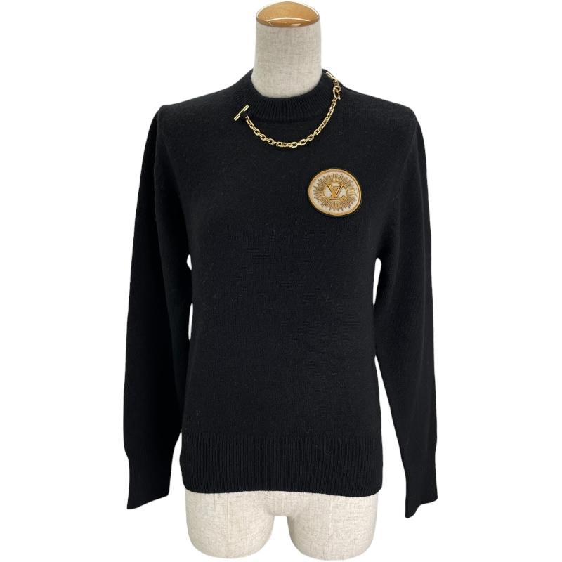 LOUIS VUITTON（ルイ・ヴィトン） チェーン装飾ロゴエンブレムニット