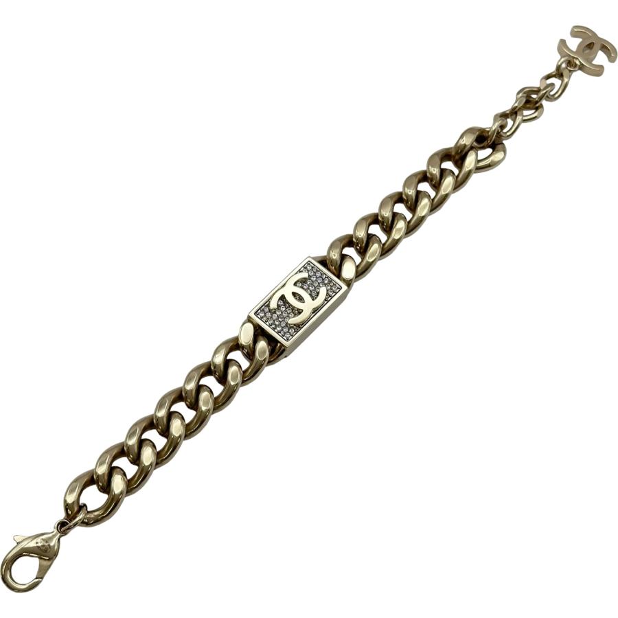 CHANEL（シャネル） ココマークチェーンブレスレット シルバー メタル