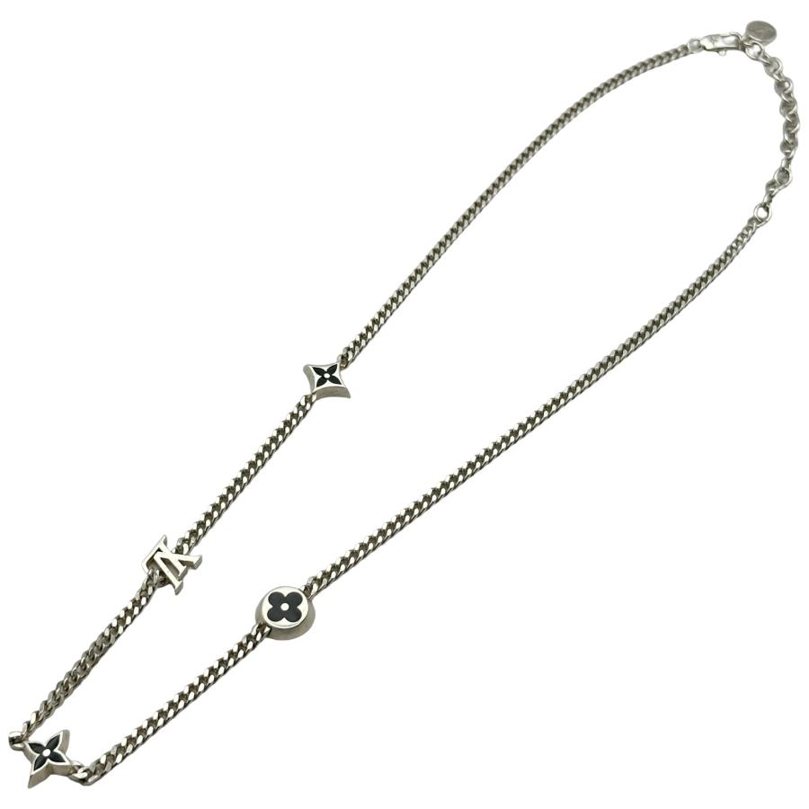 ルイ・ヴィトン LOUIS VUITTON ネックレス・LVスパイクチャーム シルバー Ag925 ジュエリー 中古_3