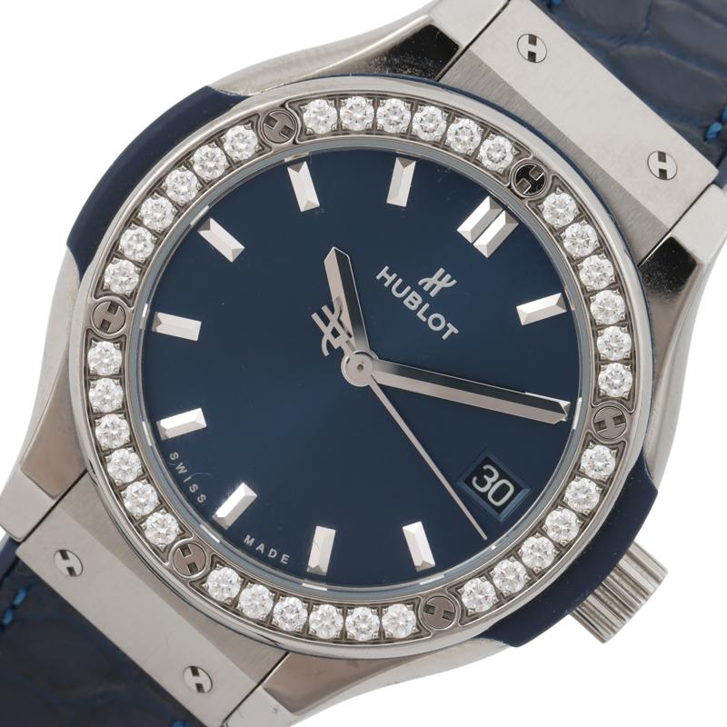 ウブロ Hublot クラシックフュージョン 581 Nx 7170 Lr 1104 腕時計 レディース 中古 Okura ヤフーショッピング店 通販 Yahoo ショッピング