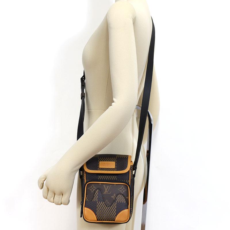 ルイ ヴィトン Louis Vuitton アマゾン メッセンジャー N ダミエ エベヌ ジャイアント ショルダーバッグ メンズ 中古 Okura ヤフーショッピング店 通販 Yahoo ショッピング