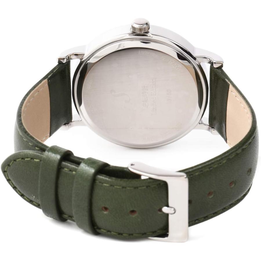 逆回転時計 アンチクロックワイズ Anticlockwise-green 男女兼用