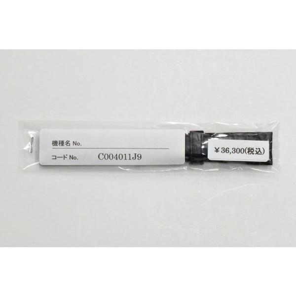 グランドセイコー SBGA093 SBGA293 SBGE027 SBGE227 専用 皮バンドと中留め金具のセット 黒色 クロコダイル C004011J9-R0301AC-BK00 定価 91,300円 新品の画像