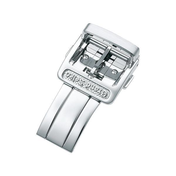 グランドセイコー SBGA093 SBGA293 SBGE027 SBGE227 専用 皮バンドと中留め金具のセット 黒色 クロコダイル C004011J9-R0301AC-BK00 定価 91,300円 新品の画像