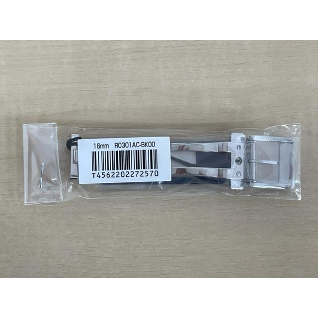 グランドセイコー SBGA093 SBGA293 SBGE027 SBGE227 専用 皮バンドと中留め金具のセット 黒色 クロコダイル C004011J9-R0301AC-BK00 定価 91,300円 新品の画像