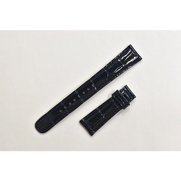 グランドセイコー SBGM031 専用皮バンド 19mm 紺色 ネイビー クロコダイル C004013J9 定価 51,700円 新品