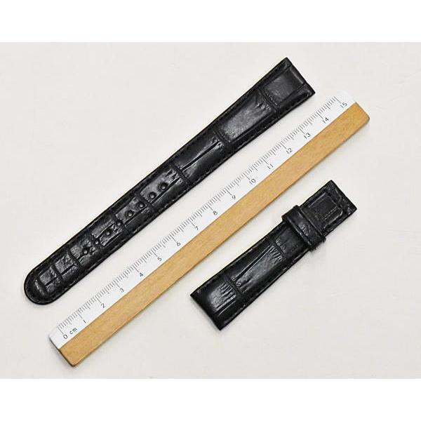 グランドセイコー SBGX295 クロコダイル 19mm定価 36,300円 Grand Seiko グランドセイコー SBGX295 寸長サイズ 専用皮バンド 黒色