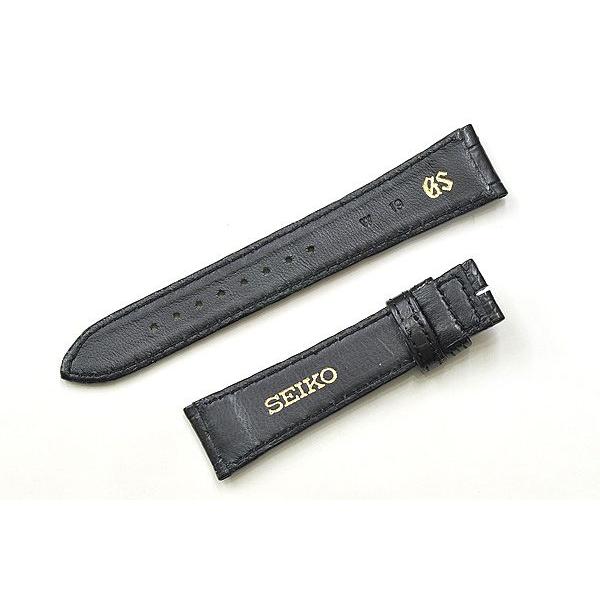 グランドセイコー SBGW001 専用 皮バンド 19mm 黒色 クロコダイル DEA3AW SEIKO 定価 22,000円 新品｜oomoritokeiten｜02