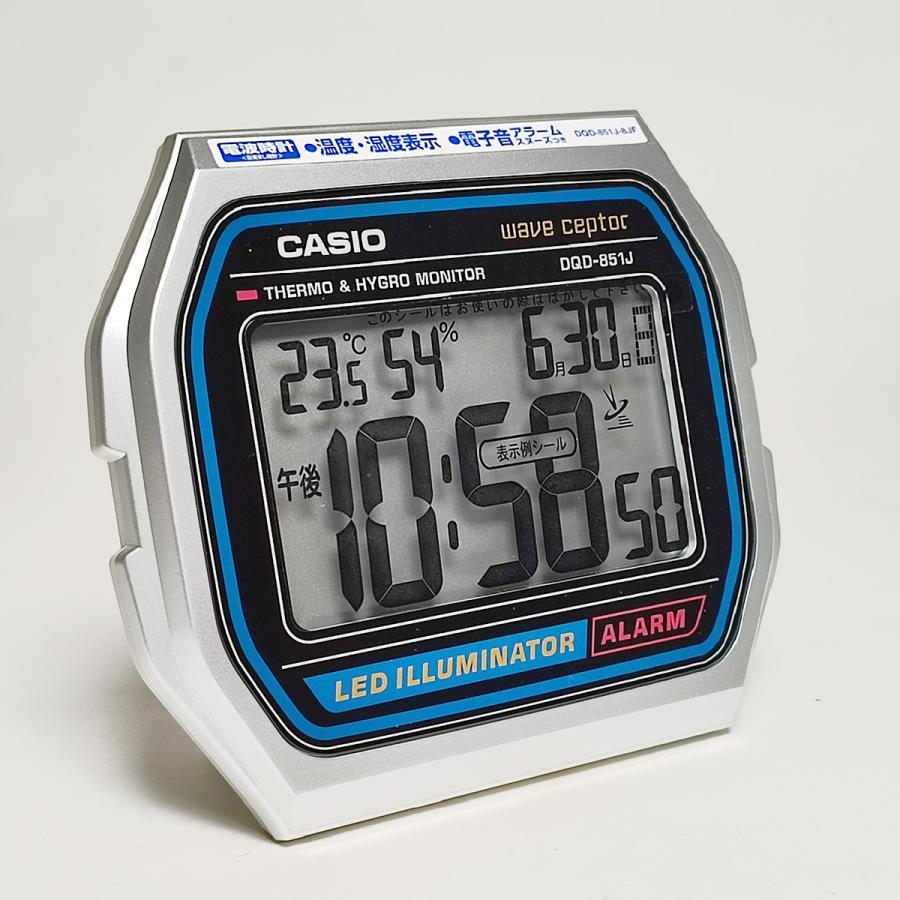 CASIO カシオ DQD-851J-8JF 置時計 電波時計 目覚時計 温度 CASIO カシオ DQD-851J-8JF 置時計 電波時計 目覚時計 温度