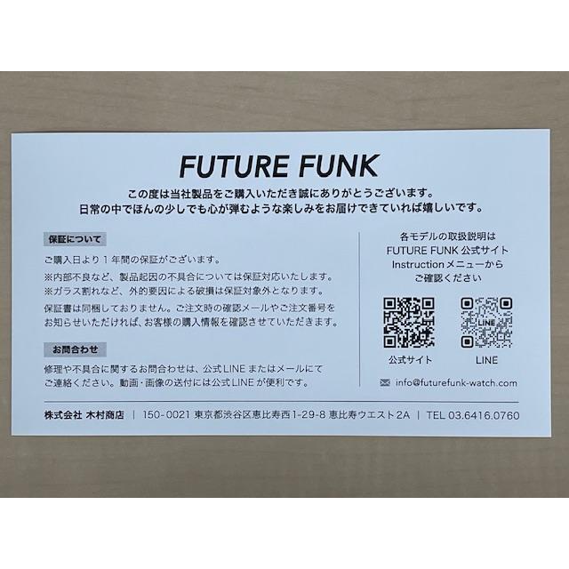 FUTURE FUNK フューチャーファンク KF103-SV-MT 復刻版 メンズ 腕時計 ローラーデジタル 正規品 シルバー 電池式 クオーツ 新品の画像