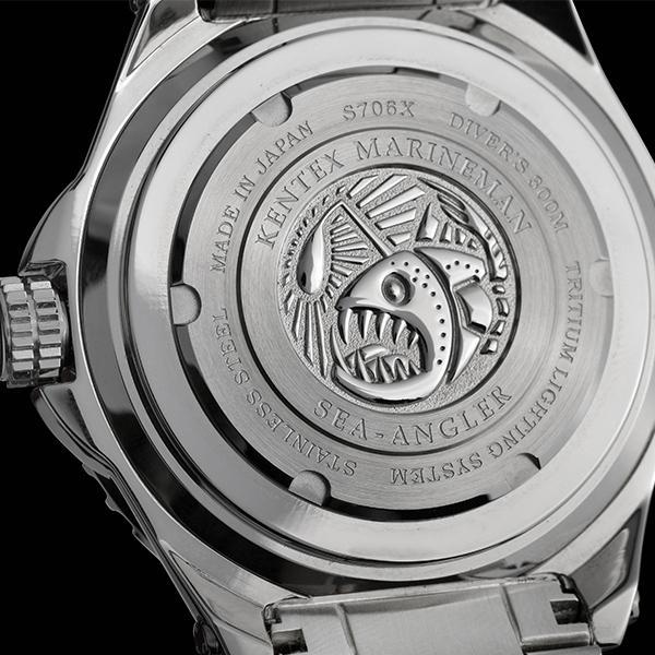 KENTEX ケンテックス S706X-01 メンズ 腕時計 マリンマン シーアングラー KENTEX 創業30周年記念 日本製 正規品 3年保証 メカニカル 自動巻 新品｜oomoritokeiten｜04