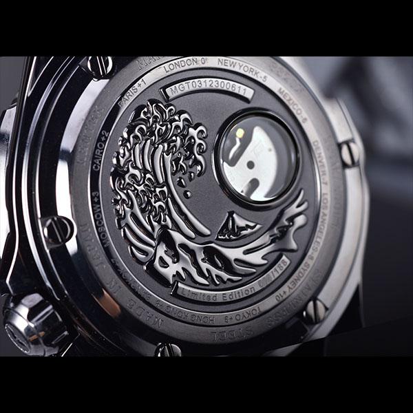 特価品 3年保証 ケンテックス S820X-03 メンズ 腕時計 マリン GMTモデル 限定188本 グリーン 正規品 日本製 メカニカル GMT 自動巻 KENTEX 新品の画像