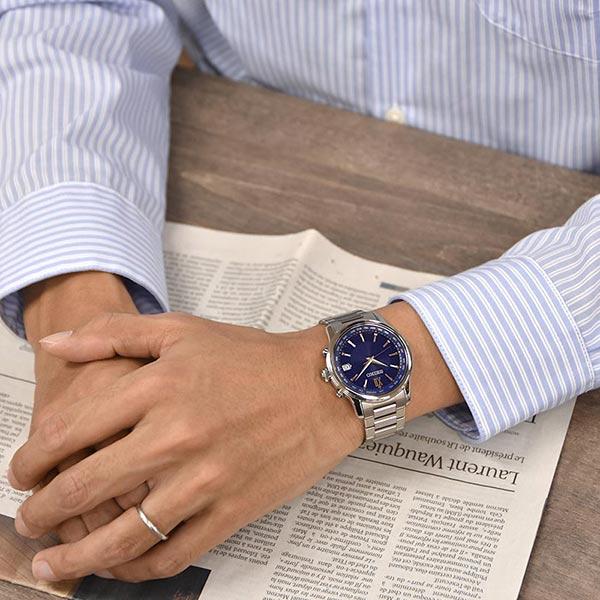 セイコー ブライツ SAGZ109 メンズ 腕時計 2020 エターナルブルー 限定モデル コンフォテックス チタン SEIKO ソーラー電波時計 新品｜oomoritokeiten｜02
