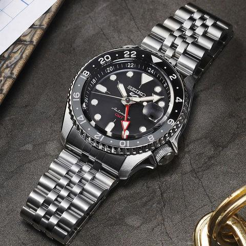 セイコー 5 スポーツ SBSC001 メンズ 腕時計 SEIKO ファイブスポーツ SKX Sports Style メイドインジャパン GMTモデル 自動巻 メカニカル 新品｜oomoritokeiten｜02