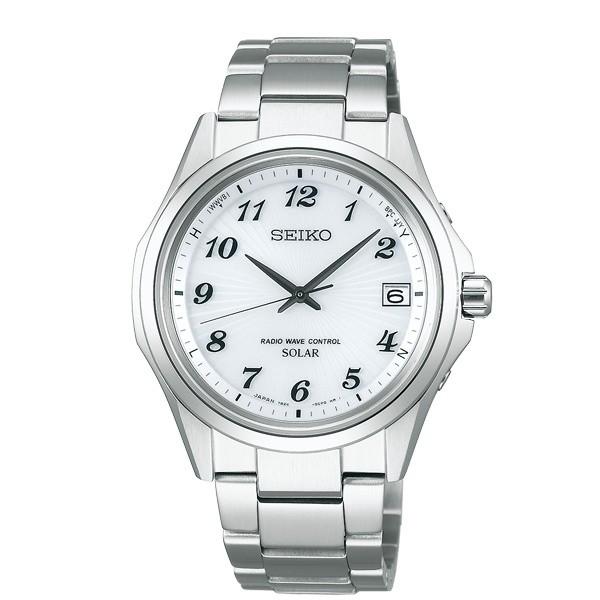 送料込 セイコー セレクション Sbtm237 メンズ 腕時計 10気圧防水 白文字盤 Seiko ソーラー電波時計 新品