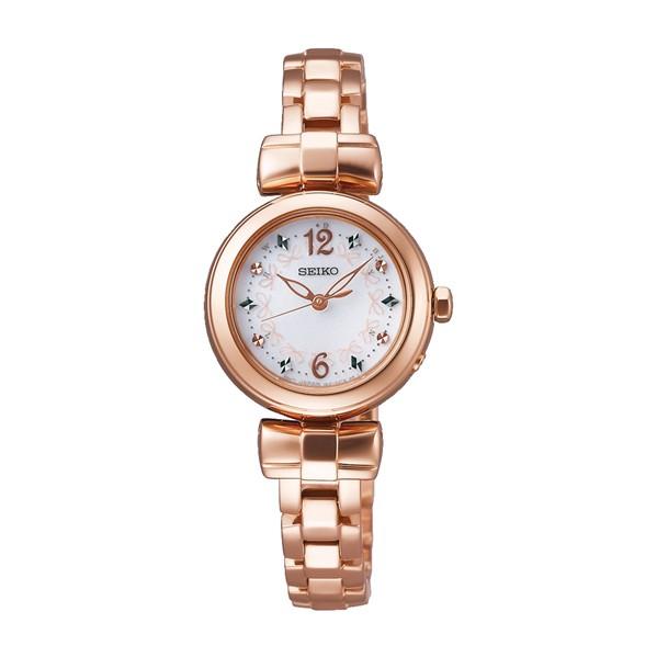 セイコー ティセ SWFH044 レディース 腕時計 ピンクゴールド SEIKO ソーラー電波時計 新品