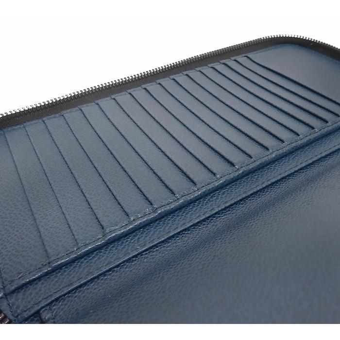 超美品】PRADA ネイビー 長財布