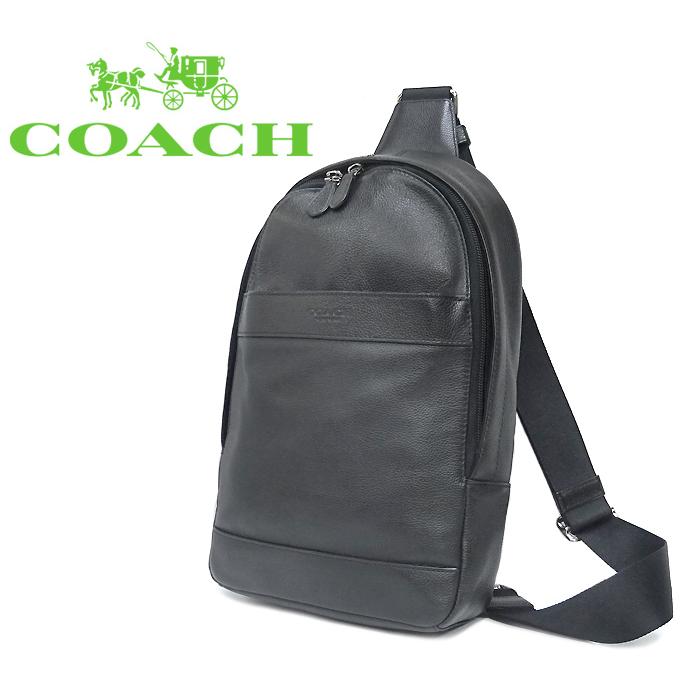 送料無料 コーチ Coach ボディバッグ メンズファッション ショルダーバッグ スリングバッグ 革 レザー 革 ブラック スリングバッグ メンズ レディース L 281 Good 黒 Find シンプル 柔らかい 店 決算セール