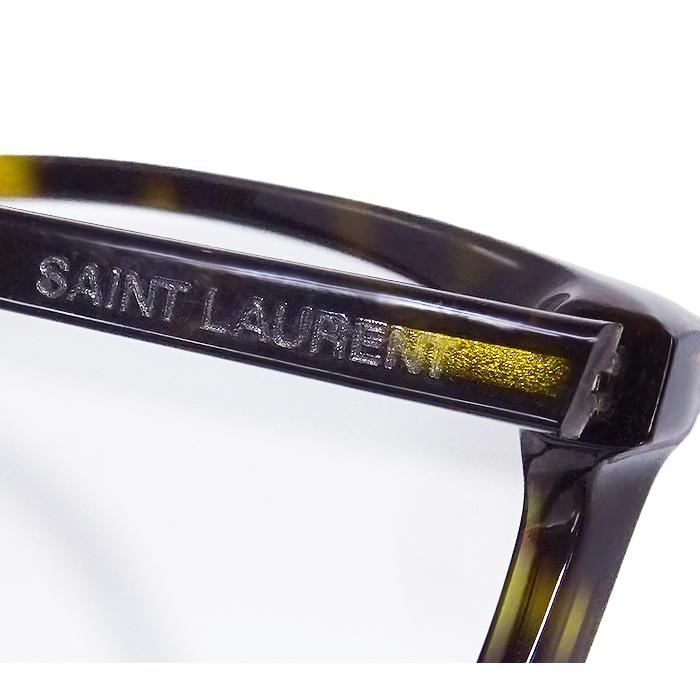 SAINT LAURENT 【美品】 サンローラン YSL メガネ 眼鏡 ウェリントン