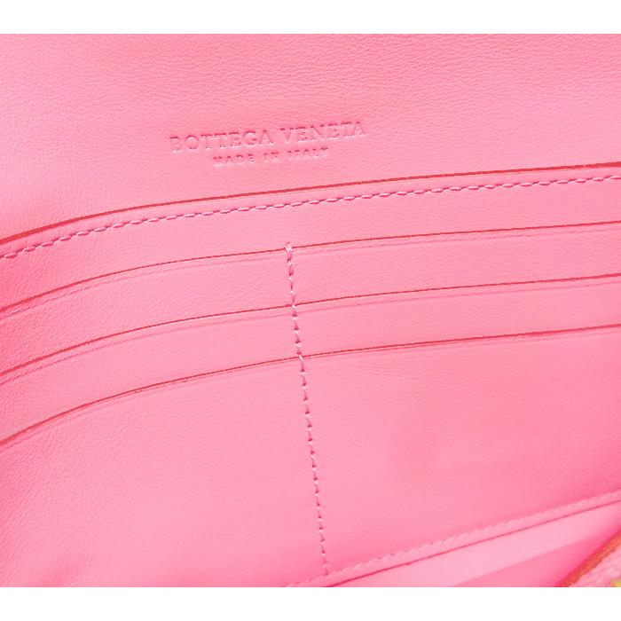 未使用品 超美品】 ボッテガヴェネタ 二つ折り長財布 ホック式