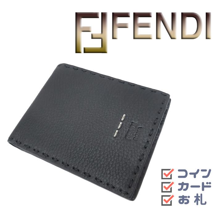 未使用品 超美品】 フェンディ FENDI セレリア 二つ折り財布 小銭入れ