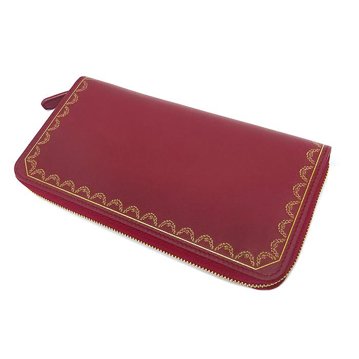 Cartier 【未使用品 超美品】 カルティエ ラウンドファスナー長 Cartier 【未使用品 超美品】 カルティエ ラウンドファスナー長