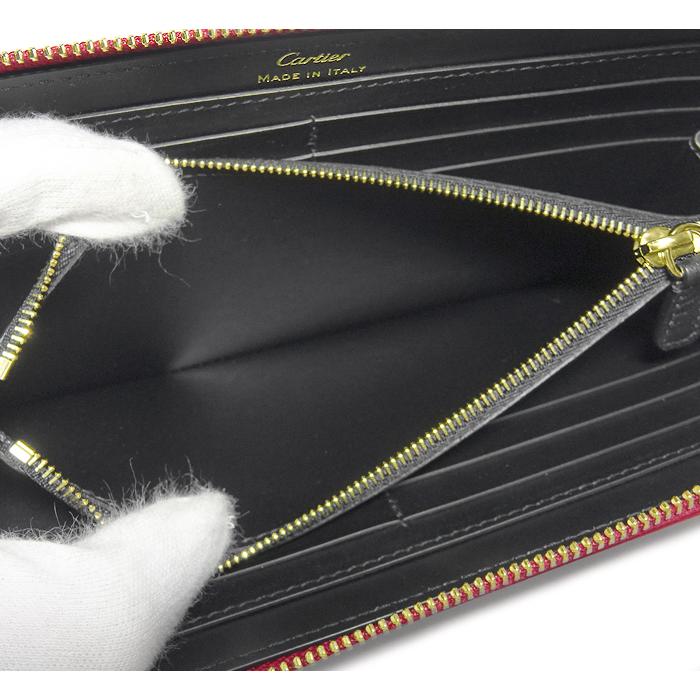Cartier 【未使用品 超美品】 カルティエ ラウンドファスナー長 Cartier 【未使用品 超美品】 カルティエ ラウンドファスナー長