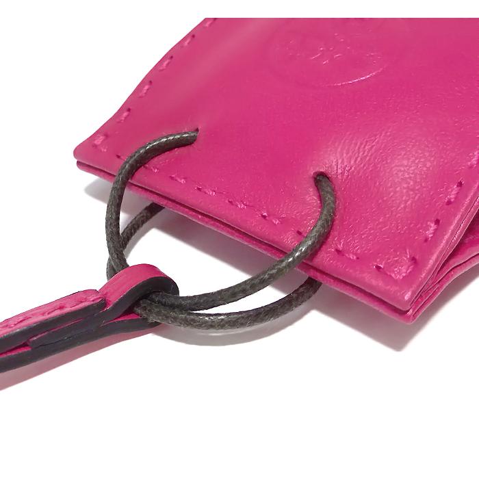 美品】HERMES エルメス サックオランジュ ピンク キーホルダー