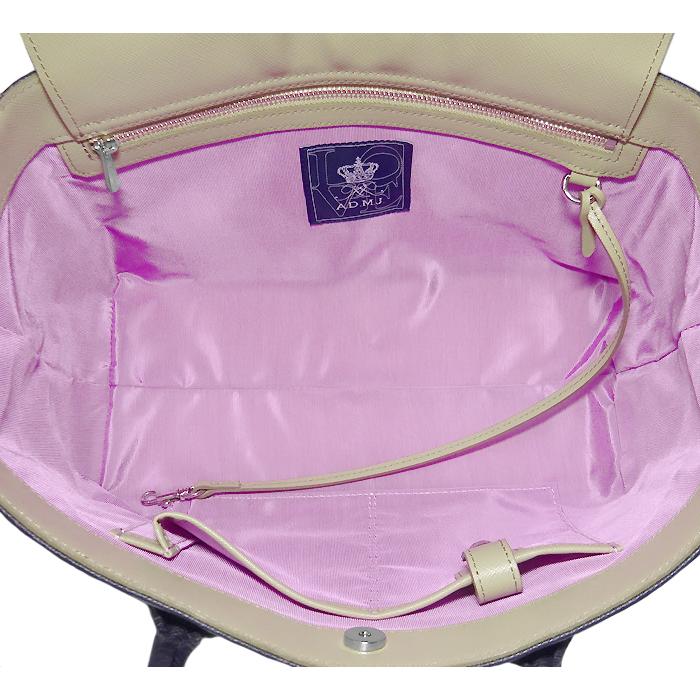 A.D.M.J 【未使用品 超美品】 ADMJ エーディエムジェイ ハンドバッグ 