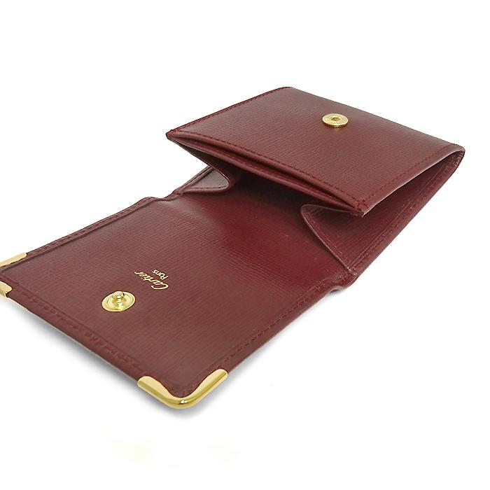 Cartier（カルティエ） 【超美品 ほぼ未使用】 ホック式 二つ折り 