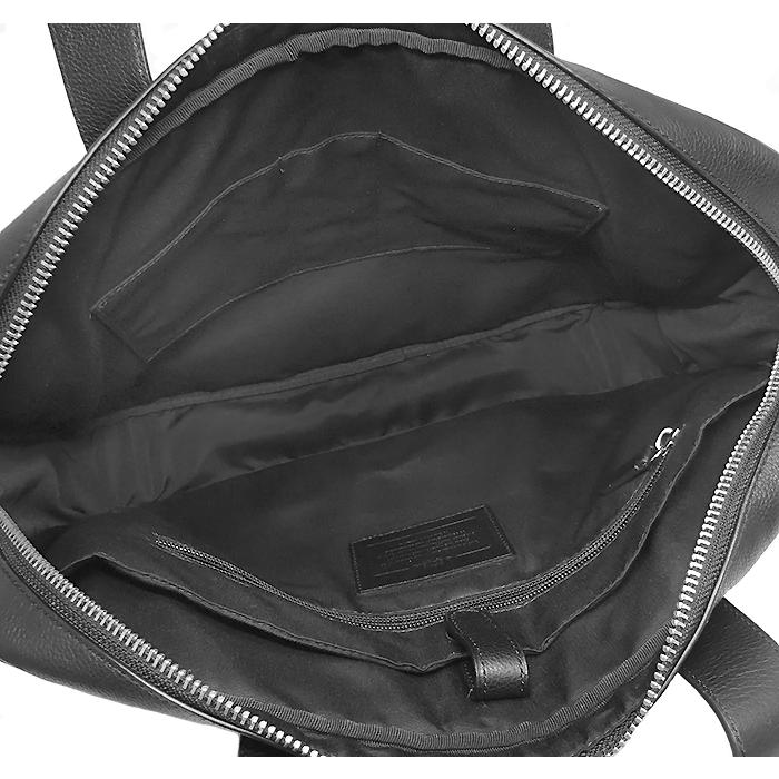 【送料無料 美品】 コーチ COACH 2WAY ビジネスバッグ ブリーフケース 鞄 レザー 本革 ブラック 黒 大容量 シンプル 柔らかめ ポケット多め | COACH | 08