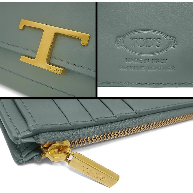 TOD'S 【未使用 超美品】 トッズ Tタイムレス 三つ折り財布 TOD'S 【未使用 超美品】 トッズ Tタイムレス 三つ折り財布