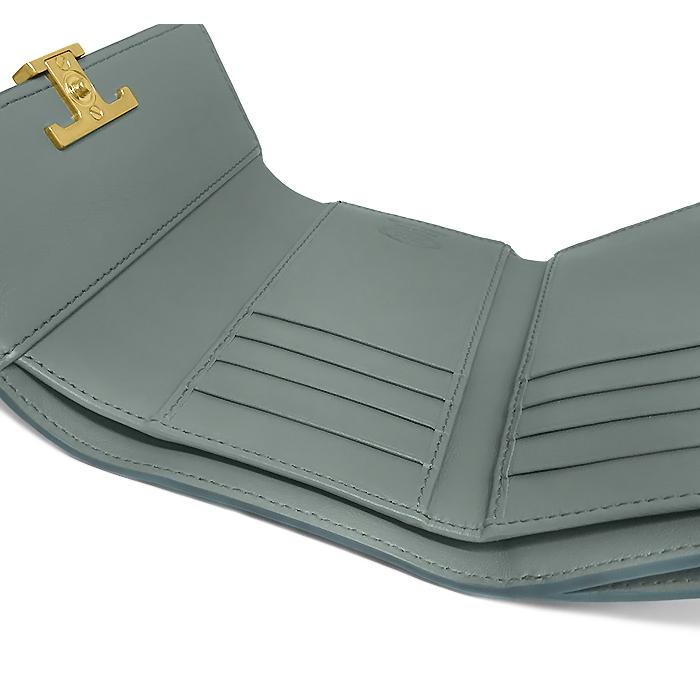 TOD'S 【未使用 超美品】 トッズ Tタイムレス 三つ折り財布 TOD'S 【未使用 超美品】 トッズ Tタイムレス 三つ折り財布