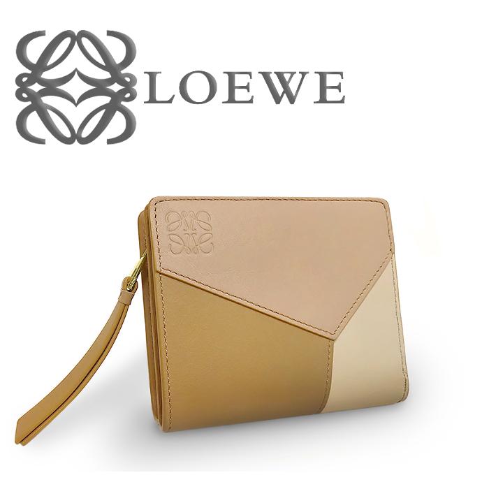 LOEWE 【未使用 超美品】 ロエベ パズル コンパクトジップウォレット  