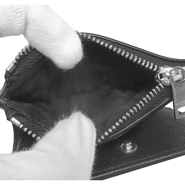 SAINT LAURENT 【未使用 超美品】 サンローラン YSL 二つ折り財布  