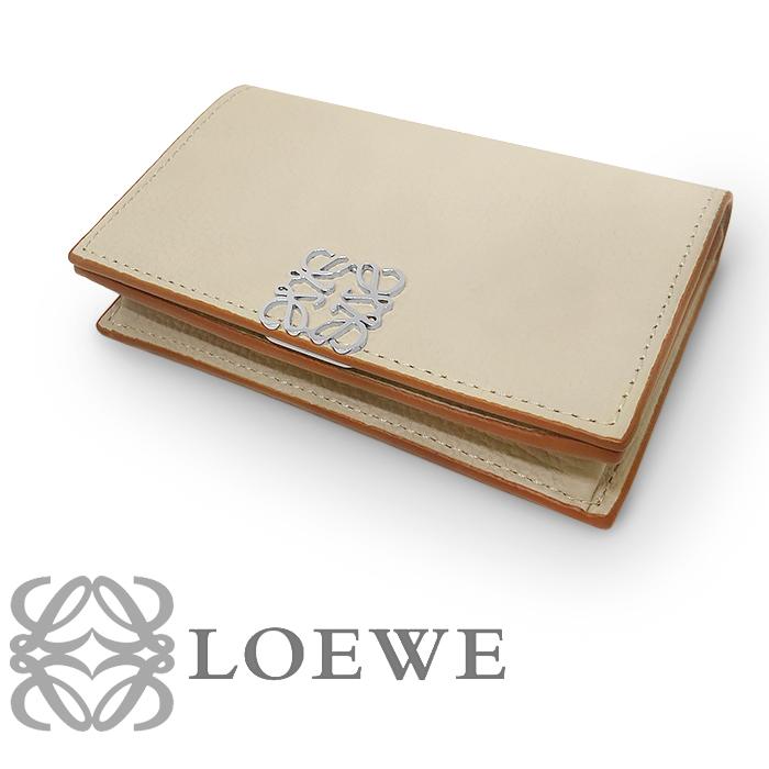 LOEWE（ロエベ） 【未使用 超美品】 アナグラム 二つ折り名刺入れ 