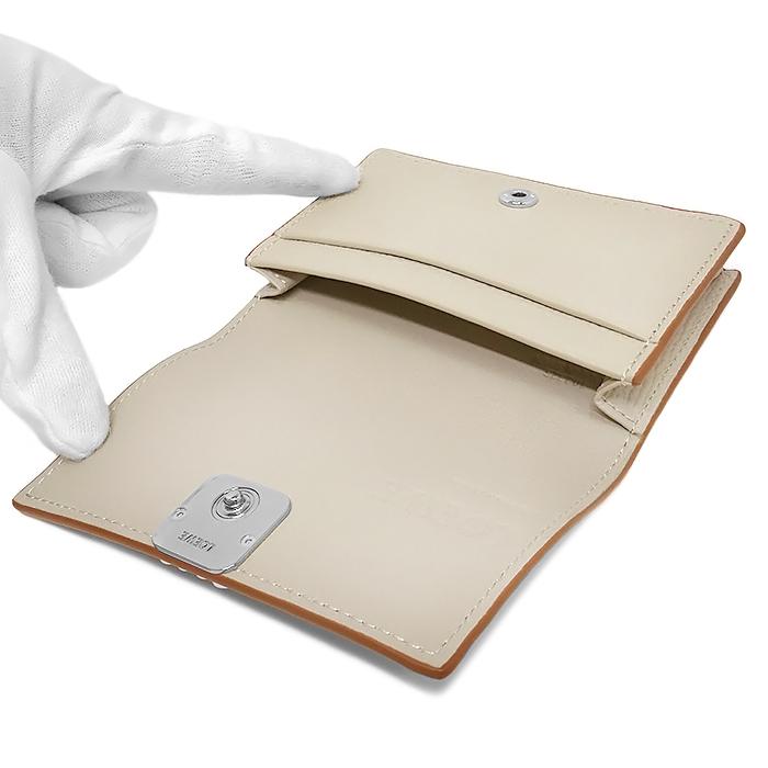 LOEWE（ロエベ） 【未使用 超美品】 アナグラム 二つ折り名刺入れ 