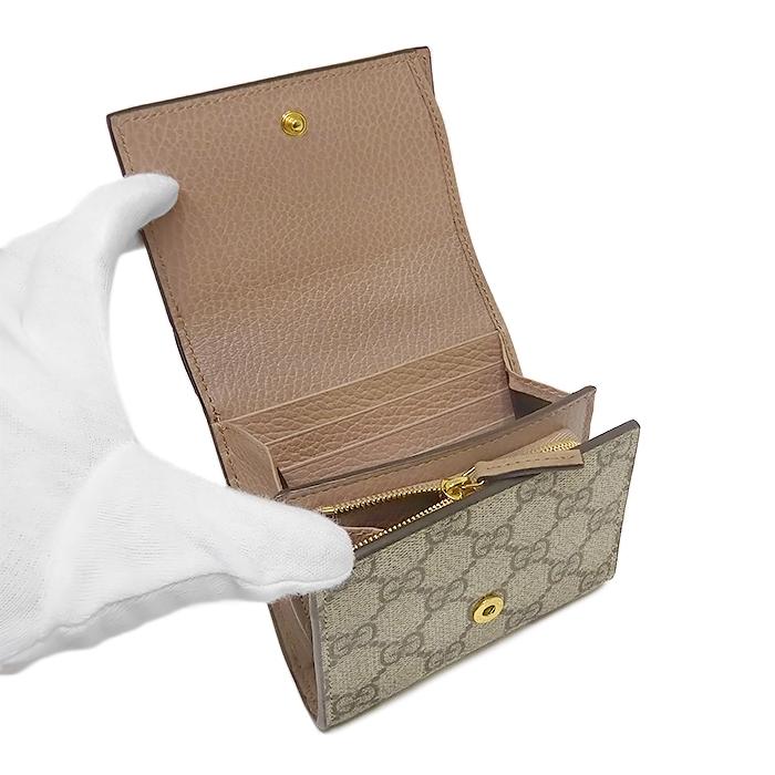 GUCCI 【超美品 ほぼ未使用】 グッチ GGマーモント 二つ折り財布 GUCCI 【超美品 ほぼ未使用】 グッチ GGマーモント 二つ折り財布