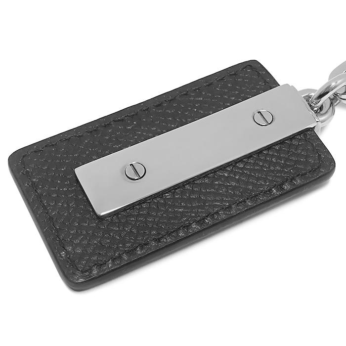 BALLY ロゴキーホルダー シルバー・ブラック