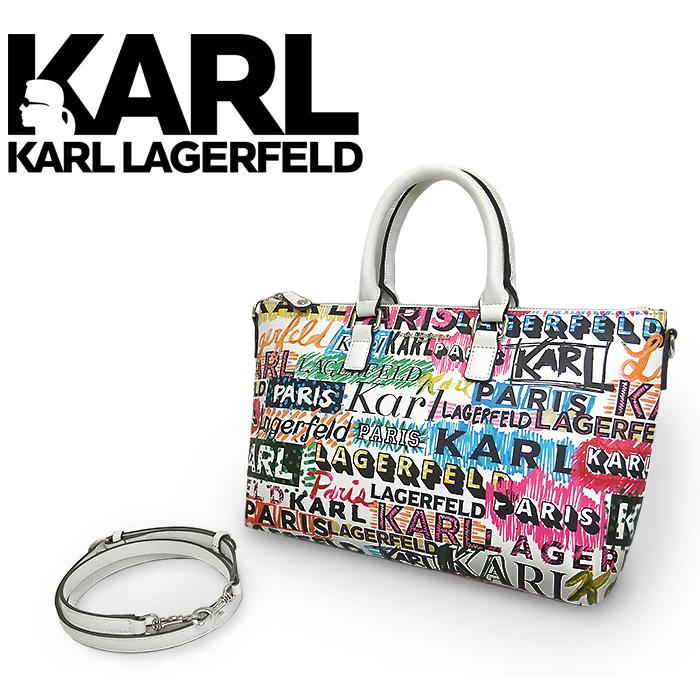 KARL LAGERFELD 【超美品 ほぼ未使用】 カールラガーフェルド 2WAY  