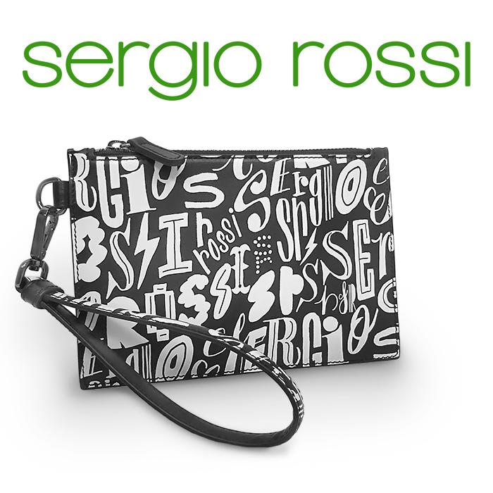 Sergio rossi（セルジオロッシ） 【未使用 超美品】 ポーチ クラッチ 