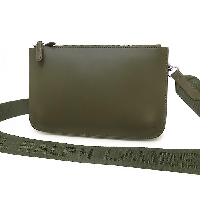 (未使用)本革 ラルフローレン ショルダーバッグ LAUREN RALPH LAUREN（ローレン ラルフローレン） 【超美品 ほぼ未使用